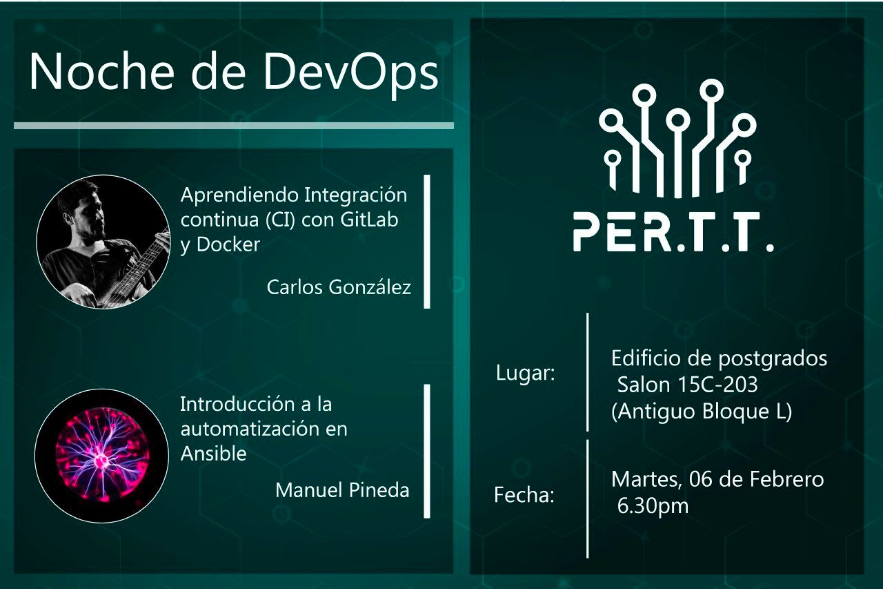 Noche de DevOps: Intro a la automatización en Ansible && CI con GitLab y Docker